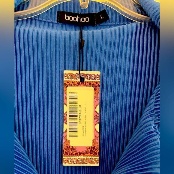 Boohoo Plisse Pant Set - Picture 5 of 7